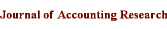 Journal of Accounting Research